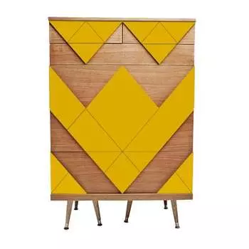 Комод big woo (woodi) желтый 80x120x50 см.