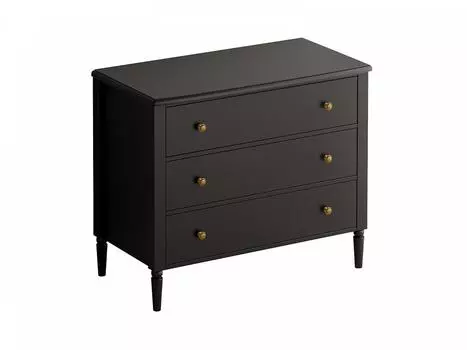 Комод blues (ogogo) черный 100x83x53 см.