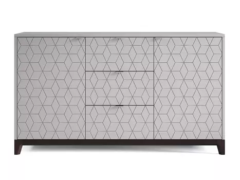 Комод case №1 (the idea) серый 140x80x40 см.