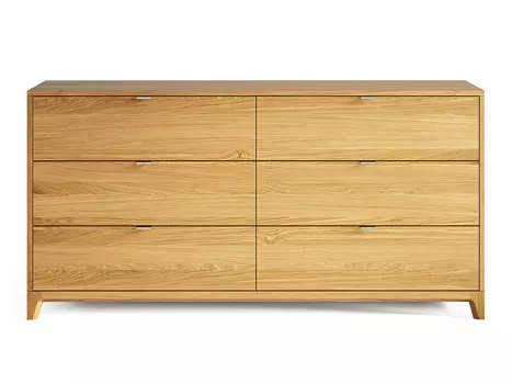 Комод case №3 (натуральный дуб) (the idea) коричневый 160x80x45 см.