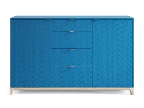 Комод case №4 (the idea) синий 160x100x40 см.