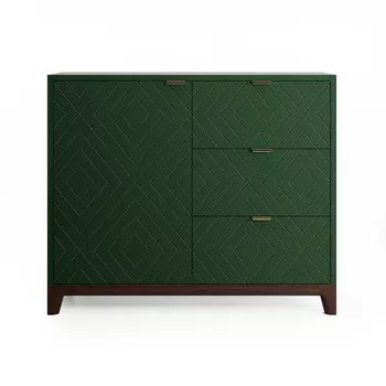 Комод case (the idea) зеленый 94x78x40 см.