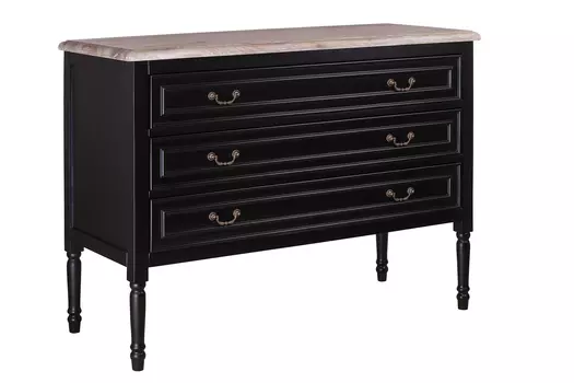 Комод черный комод из дуба kaliko old oak (mak-interior) черный 120x90x50 см.