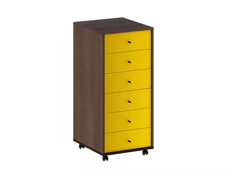 Комод city (ogogo) желтый 47x105x52 см.