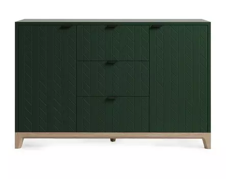 Комод cs039 (the idea) зеленый 121x78x40 см.