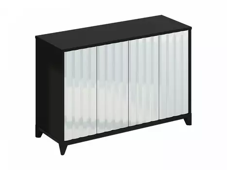 Комод dante (ogogo) черный 127x84x45 см.