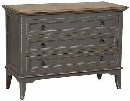 Комод директория (инлавка) серый 118x85x49 см.