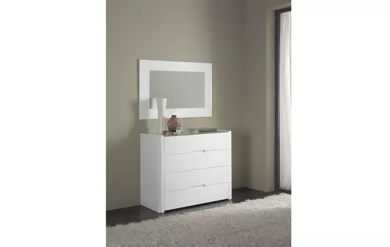 Комод (dupen) белый 103x84x45 см.