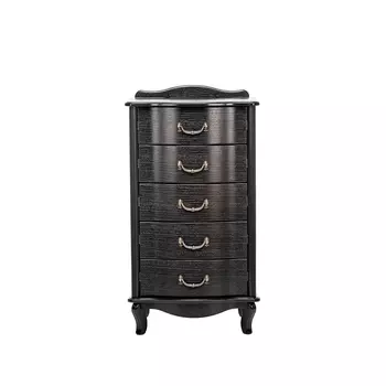 Комод джульетта узкий (leset) черный 49x92x40 см.
