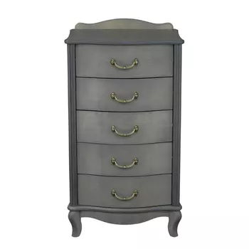 Комод джульетта узкий (leset) серый 49x92x40 см.