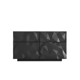 Комод edge (uniquely) черный 150x90x55 см.