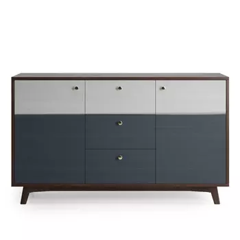 Комод france (the idea) серый 139x82x40 см.