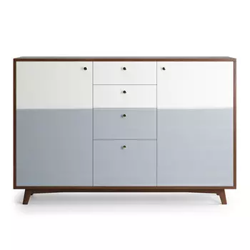 Комод france (the idea) серый 157x104x40 см.