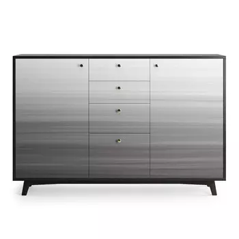 Комод france (the idea) серый 157x104x40 см.