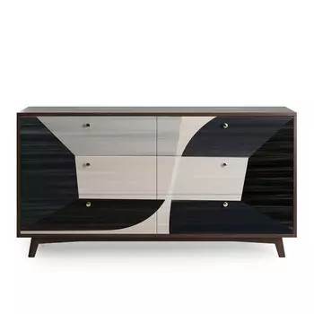 Комод france (the idea) серый 157x82x45 см.