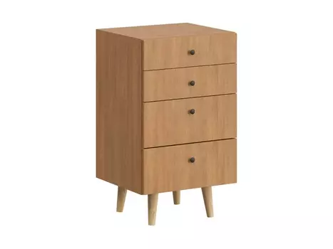 Комод frida (ogogo) коричневый 50x86x45 см.