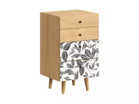 Комод frida (ogogo) серый 50x86x45 см.