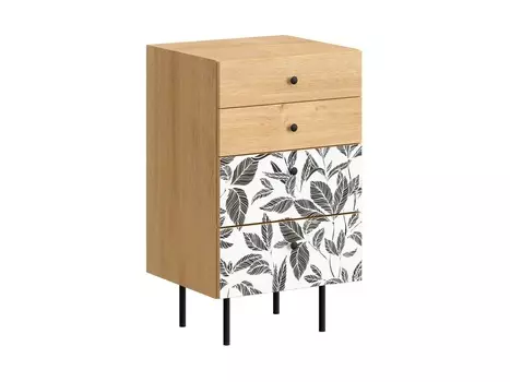 Комод frida (ogogo) серый 50x86x45 см.