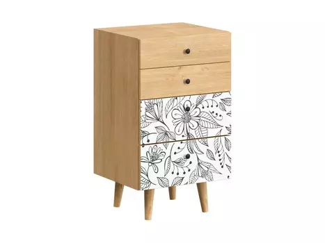 Комод frida (ogogo) серый 50x86x45 см.