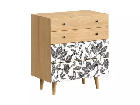 Комод frida (ogogo) серый 76x86x45 см.