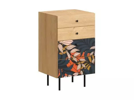 Комод frida (ogogo) синий 50x86x45 см.