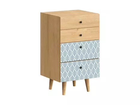 Комод frida (ogogo) зеленый 50x86x45 см.