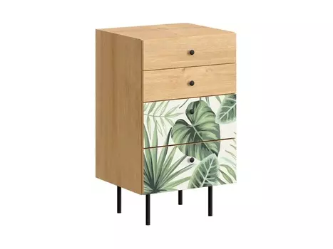 Комод frida (ogogo) зеленый 50x86x45 см.