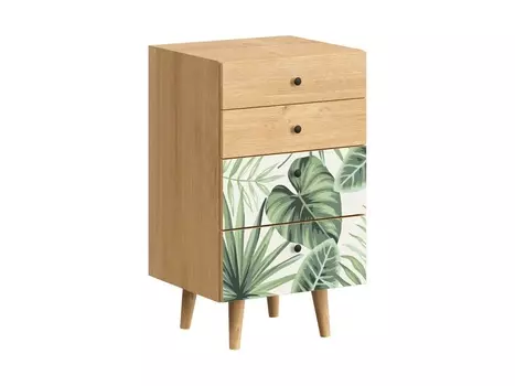 Комод frida (ogogo) зеленый 50x86x45 см.