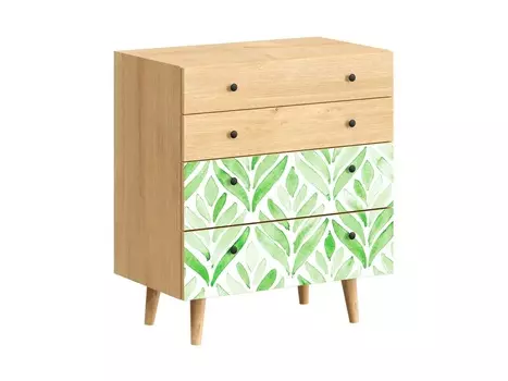 Комод frida (ogogo) зеленый 76x86x45 см.