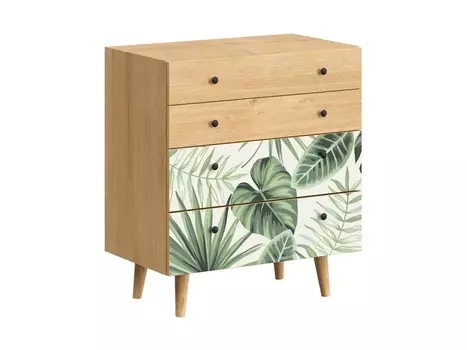 Комод frida (ogogo) зеленый 76x86x45 см.