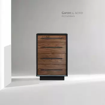 Комод односекционный garon 70*94 (acwd) коричневый 70x94x50 см.