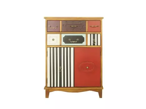 Комод gouache birch (etg-home) мультиколор 71.0x97.0x33.0 см.