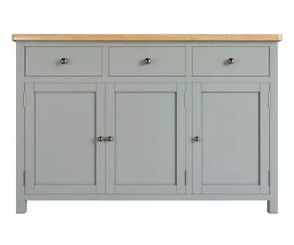 Комод jules verne (etg-home) серый 128x85x40 см.