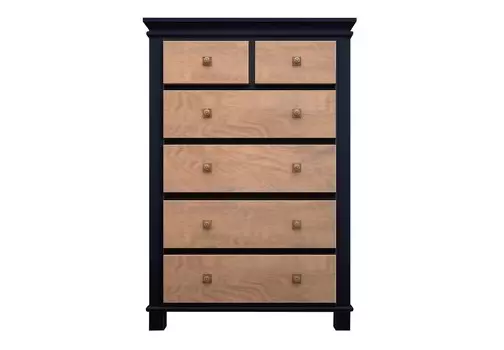 Комод jules verne (etg-home) синий 85.0x126.0x40.0 см.