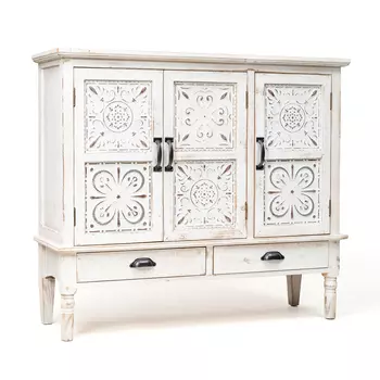 Комод (kelly lounge) белый 115x100x36 см.