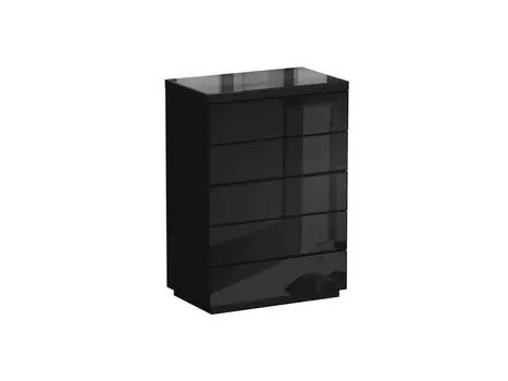 Комод kristal (ogogo) черный 86x122x52 см.