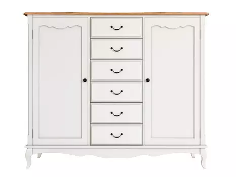 Комод «leontina» (etg-home) бежевый 150x130x45 см.