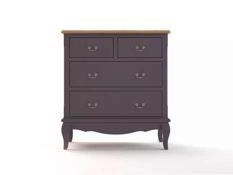 Kомод leontina lavanda (etg-home) фиолетовый 76.0x83.0x42.0 см.
