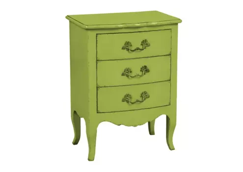 Комод малый флоранс (инлавка) зеленый 58x77x38 см.