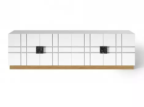 Комод mantone (ambicioni) белый 220.0x62.5x40.0 см.