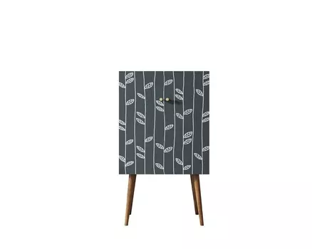 Комод на высоких ножках berber (etg-home) зеленый 70x120x45 см.