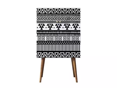 Комод на высоких ножках berber (etg-home) мультиколор 70x120x45 см.