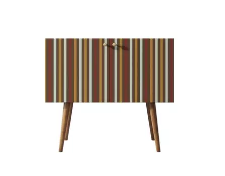 Комод на высоких ножках berber (etg-home) мультиколор 90x80x45 см.