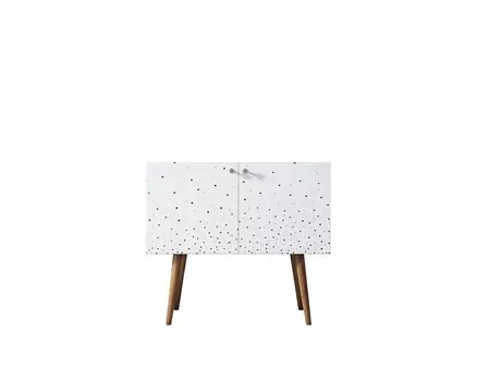 Комод на высоких ножках berber малый (etg-home) белый 90.0x80.0x40.0 см.