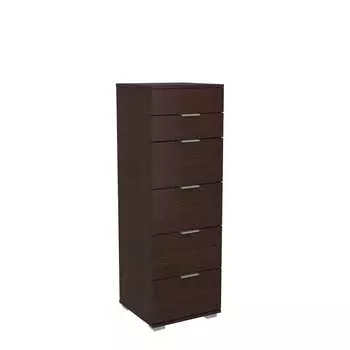 Комод наоми 6 (leset) черный 40x120x39 см.