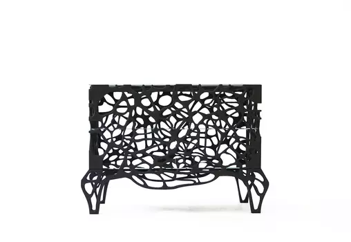 Комод nerve (uniquely) черный 115x87x47 см.