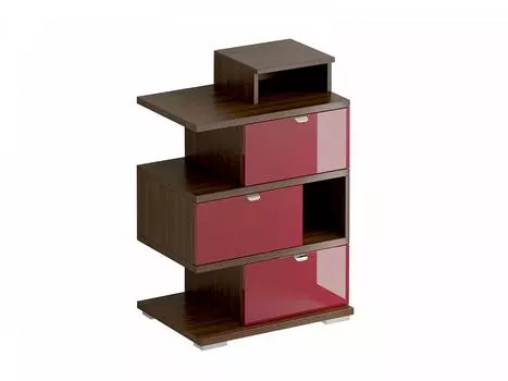 Комод next (ogogo) красный 56x82x40 см.