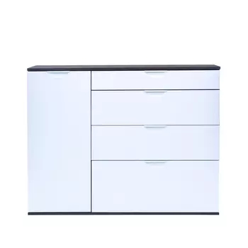 Комод никас 3 (leset) коричневый 120x95x39 см.