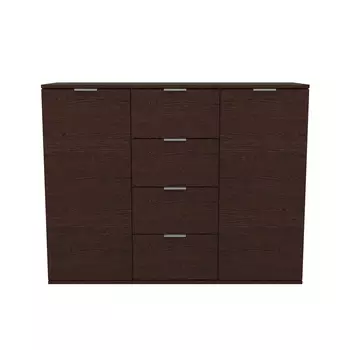 Комод нолан 4 (leset) черный 120x95x39 см.