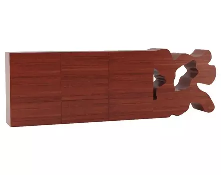 Комод пень толстый (odingeniy) коричневый 290.0x97.0x40.0 см.